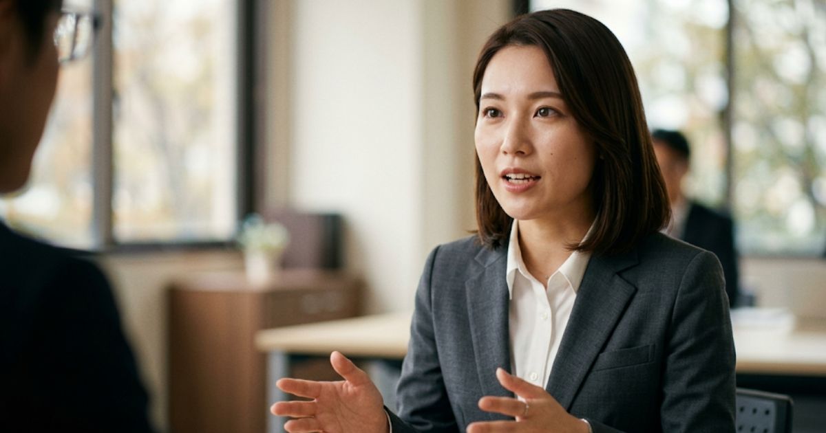 自己PRの面接対策・模範回答例イメージ